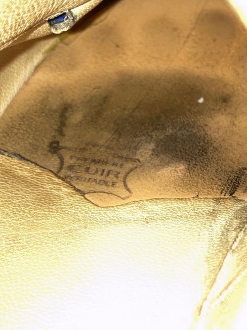 PARABOOT（パラブーツ）PARABOOT (パラブーツ) BLUE WORK (ブルーワーク) 別注シャンボードUチップシューズ ネイビー サイズ:6Fの古着・服飾アイテム