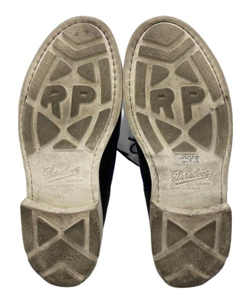 PARABOOT（パラブーツ）PARABOOT (パラブーツ) BLUE WORK (ブルーワーク) 別注シャンボードUチップシューズ ネイビー サイズ:6Fの古着・服飾アイテム