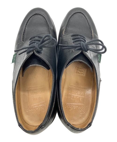 PARABOOT（パラブーツ）PARABOOT (パラブーツ) BLUE WORK (ブルーワーク) 別注シャンボードUチップシューズ ブラック サイズ:6Fの古着・服飾アイテム