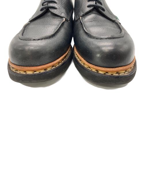 PARABOOT（パラブーツ）PARABOOT (パラブーツ) BLUE WORK (ブルーワーク) 別注シャンボードUチップシューズ ブラック サイズ:6Fの古着・服飾アイテム