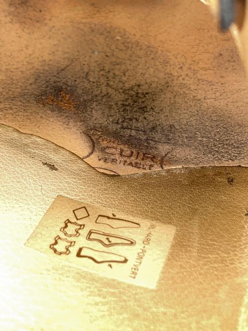 PARABOOT（パラブーツ）PARABOOT (パラブーツ) BLUE WORK (ブルーワーク) 別注シャンボードUチップシューズ ブラック サイズ:6Fの古着・服飾アイテム