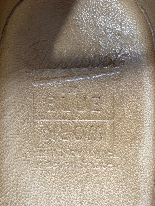 PARABOOT（パラブーツ）PARABOOT (パラブーツ) BLUE WORK (ブルーワーク) 別注シャンボードUチップシューズ ブラック サイズ:6Fの古着・服飾アイテム