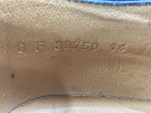 PARABOOT（パラブーツ）PARABOOT (パラブーツ) BLUE WORK (ブルーワーク) 別注シャンボードUチップシューズ ブラック サイズ:6Fの古着・服飾アイテム