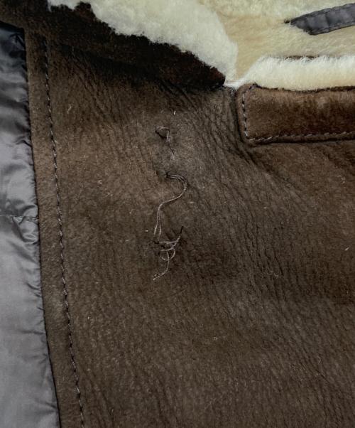 EMMETI（エンメティ）EMMETI (エンメティ) International Gallery (インターナショナルギャラリー) DONATO ムートンダウンコート ブラウン サイズ:44の古着・服飾アイテム