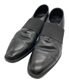 RAINMAKER（レインメーカー）の古着「レザースリッポン」｜ブラック