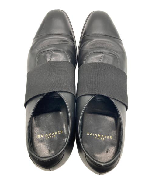 RAINMAKER（レインメーカー）RAINMAKER (レインメーカー) レザースリッポン ブラック サイズ:27の古着・服飾アイテム
