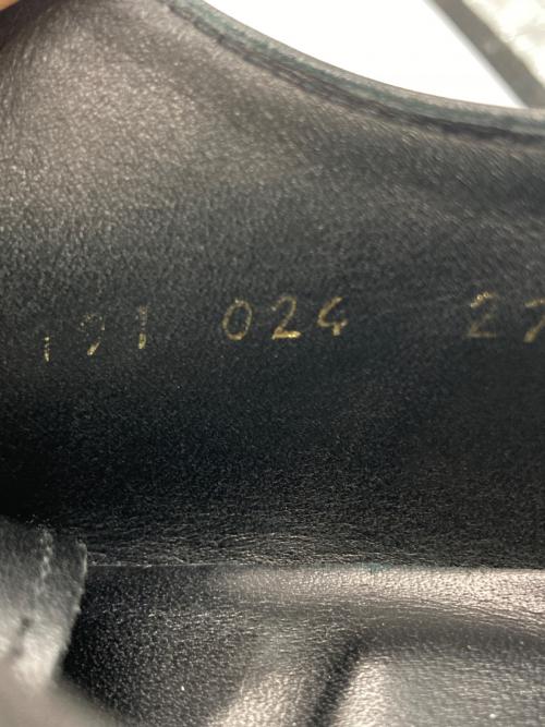 RAINMAKER（レインメーカー）RAINMAKER (レインメーカー) レザースリッポン ブラック サイズ:27の古着・服飾アイテム