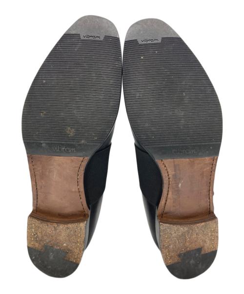 RAINMAKER（レインメーカー）RAINMAKER (レインメーカー) レザースリッポン ブラック サイズ:27の古着・服飾アイテム