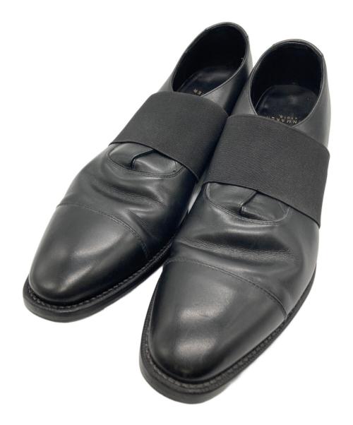 RAINMAKER（レインメーカー）RAINMAKER (レインメーカー) レザースリッポン ブラック サイズ:27の古着・服飾アイテム