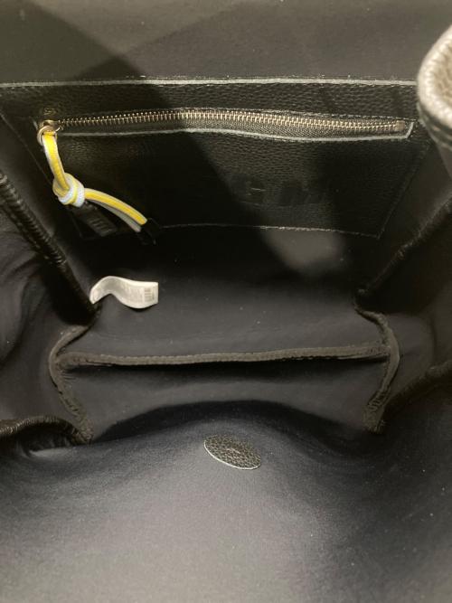 MSGM（エムエスジーエム）MSGM (エムエスジーエム) レザーバックパック ブラックの古着・服飾アイテム