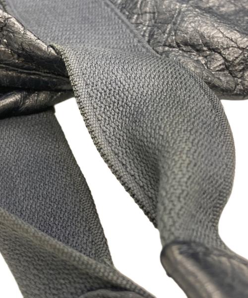 BALENCIAGA（バレンシアガ）BALENCIAGA (バレンシアガ) レザートートバッグ ネイビーの古着・服飾アイテム