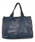 BALENCIAGA（バレンシアガ）の古着「レザートートバッグ」｜ネイビー