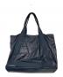 BALENCIAGA (バレンシアガ) レザートートバッグ ネイビー：27000円