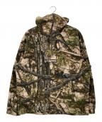 SUPREMEシュプリーム）の古着「Polartec Face Mask Half Zip Hooded Sweatshirt」｜グリーン