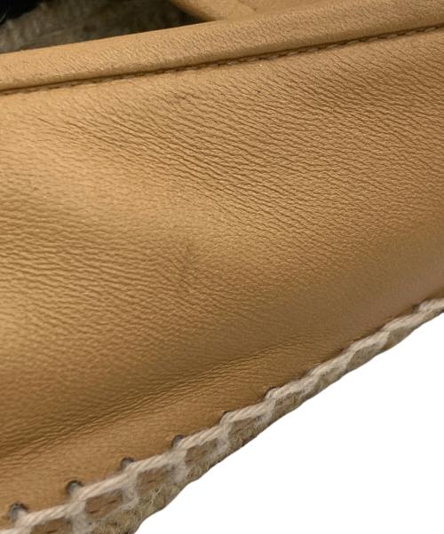 CELINE（セリーヌ）CELINE (セリーヌ) ポインテッドトゥレザーエスパドリーユ ベージュ サイズ:39の古着・服飾アイテム