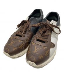 LOUIS VUITTON（ルイ ヴィトン）の古着「ランアウェイ・ライン スニーカー」｜ブラック×ブラウン