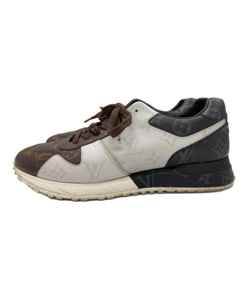 LOUIS VUITTON（ルイ ヴィトン）LOUIS VUITTON (ルイ ヴィトン) ランアウェイ・ライン スニーカー ブラック×ブラウン サイズ:6の古着・服飾アイテム