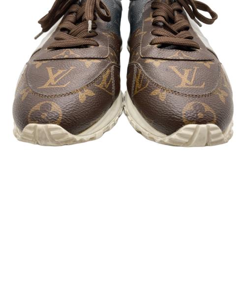 LOUIS VUITTON（ルイ ヴィトン）LOUIS VUITTON (ルイ ヴィトン) ランアウェイ・ライン スニーカー ブラック×ブラウン サイズ:6の古着・服飾アイテム