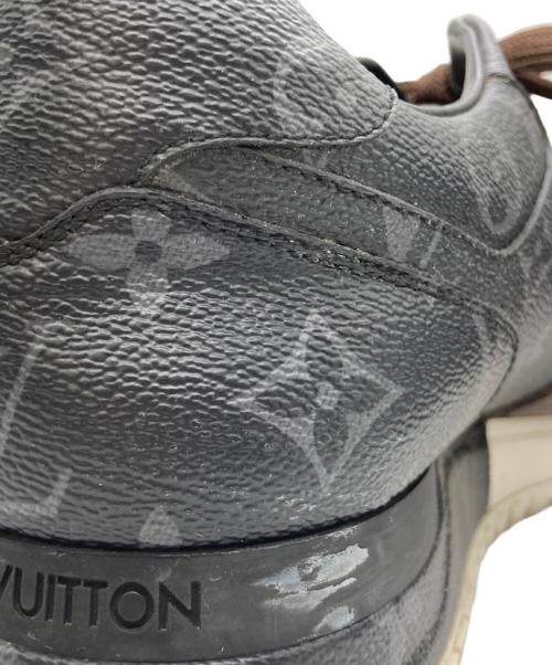 LOUIS VUITTON（ルイ ヴィトン）LOUIS VUITTON (ルイ ヴィトン) ランアウェイ・ライン スニーカー ブラック×ブラウン サイズ:6の古着・服飾アイテム