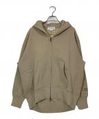 Americanaアメリカーナ）の古着「WIDE FULLZIP HOODIE」｜ベージュ