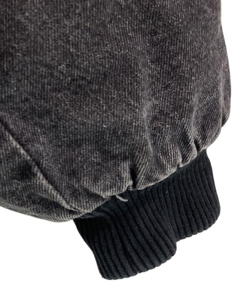 9090（9090）9090 (9090) King Logo Denim Quilted Jacket ブラック サイズ:Lの古着・服飾アイテム