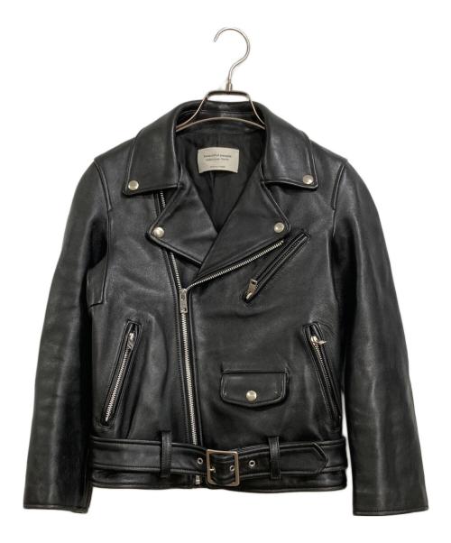 beautiful people（ビューティフルピープル）beautiful people (ビューティフルピープル) vintage leather THE / a riders jacket ブラック サイズ:150の古着・服飾アイテム
