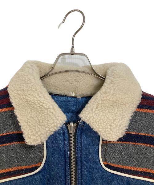 DIESEL（ディーゼル）DIESEL (ディーゼル) デニムジャケット レギュラーフィット リバーシブル インディゴ サイズ:Ⅿ 未使用品の古着・服飾アイテム