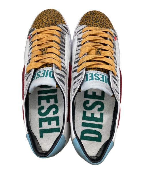 DIESEL（ディーゼル）DIESEL (ディーゼル) ローカットスニーカー ホワイト サイズ: 27cmの古着・服飾アイテム