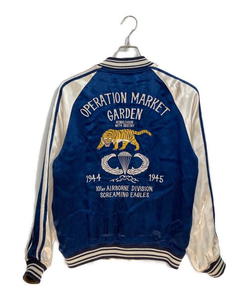 AVIREX（アヴィレックス）AVIREX (アヴィレックス) リバーシブルスカジャン ブルー×イエロー サイズ:Lの古着・服飾アイテム