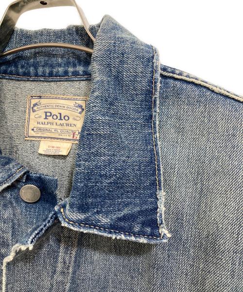 POLO RALPH LAUREN（ポロ・ラルフローレン）POLO RALPH LAUREN (ポロ・ラルフローレン) デニムジャケット インディゴ サイズ:Lの古着・服飾アイテム