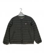 DANTONダントン）の古着「クルーネック インナーダウン ジャケット」｜グレー(アイアン)