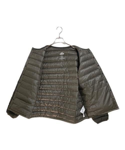 DANTON（ダントン）DANTON (ダントン) クルーネック インナーダウン ジャケット グレー(アイアン) サイズ:XLの古着・服飾アイテム