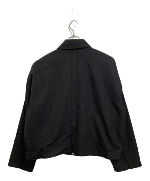 LAPIIS（ラピス）LAPIIS (ラピス) HEAVY WOOL GABARDINE DOUBLE ZIP BLOUSON ブラック サイズ:2の古着・服飾アイテム