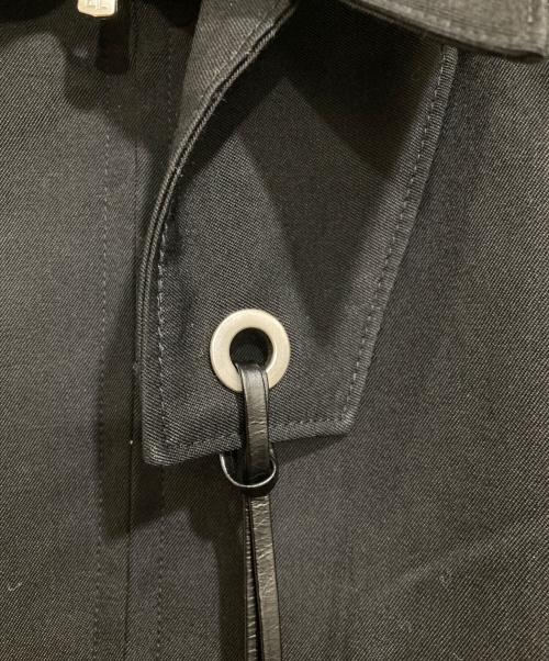 LAPIIS（ラピス）LAPIIS (ラピス) HEAVY WOOL GABARDINE DOUBLE ZIP BLOUSON ブラック サイズ:2の古着・服飾アイテム