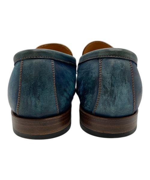 MOTO（モト）MOTO (モト) コードバンコインローファー ネイビー サイズ:3の古着・服飾アイテム