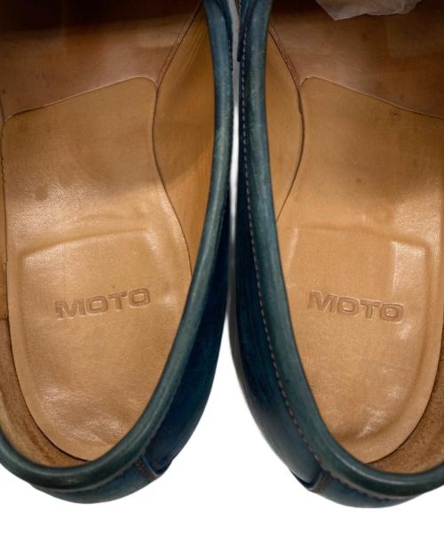 MOTO（モト）MOTO (モト) コードバンコインローファー ネイビー サイズ:3の古着・服飾アイテム