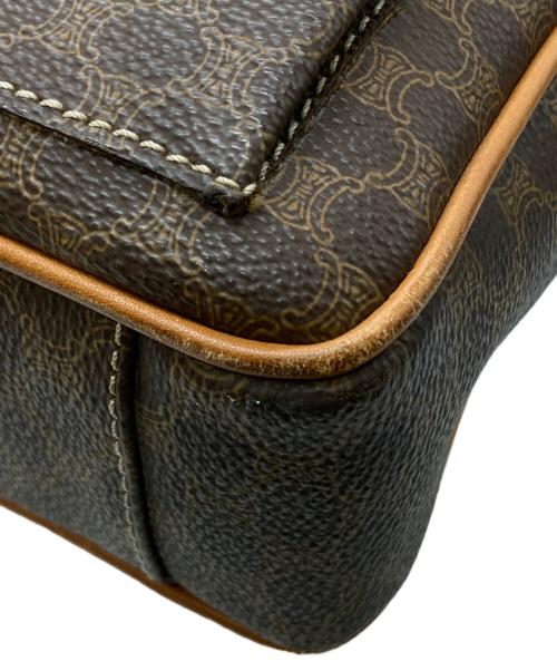 CELINE（セリーヌ）CELINE (セリーヌ) マカダム柄ブリーフケース ブラウンの古着・服飾アイテム