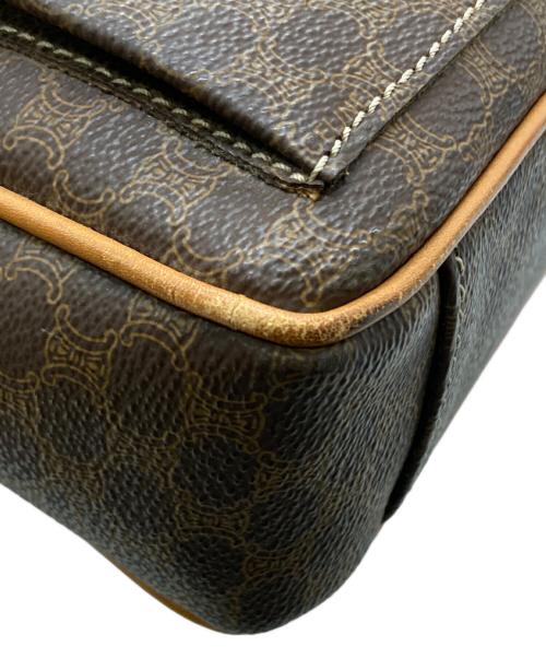 CELINE（セリーヌ）CELINE (セリーヌ) マカダム柄ブリーフケース ブラウンの古着・服飾アイテム