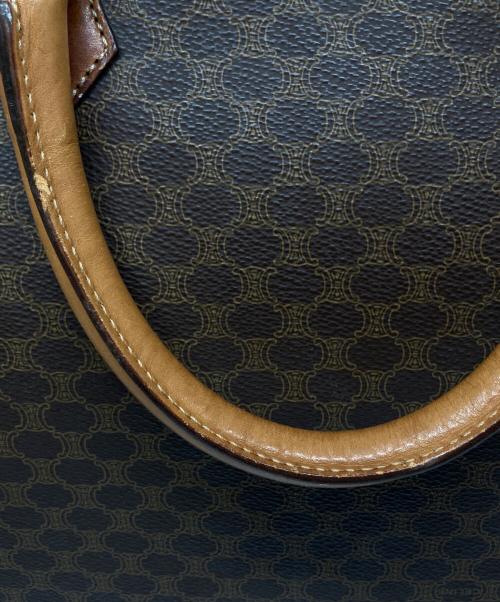 CELINE（セリーヌ）CELINE (セリーヌ) マカダム柄ブリーフケース ブラウンの古着・服飾アイテム