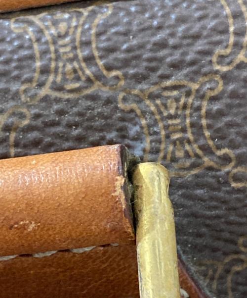 CELINE（セリーヌ）CELINE (セリーヌ) マカダム柄ブリーフケース ブラウンの古着・服飾アイテム