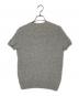 POLO RALPH LAUREN (ポロ・ラルフローレン) ケーブルウールカシミヤショートスリーブセーター グレー サイズ:Ⅿ：8000円
