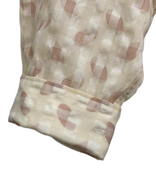 COMME des GARCONS HOMME（コムデギャルソン オム）COMME des GARCONS HOMME (コムデギャルソン オム) 総柄ウールポリシャツ ベージュ サイズ:-の古着・服飾アイテム