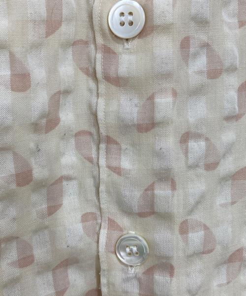 COMME des GARCONS HOMME（コムデギャルソン オム）COMME des GARCONS HOMME (コムデギャルソン オム) 総柄ウールポリシャツ ベージュ サイズ:-の古着・服飾アイテム