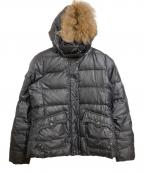 BURBERRY BLUE LABELバーバリー ブルー レーベル）の古着「ファー付ダウンジャケット」｜ブラック