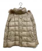 BLUE LABEL CRESTBRIDGEブルーレーベルクレストブリッジ）の古着「ダウンジャケット」｜ベージュ