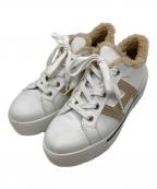 HERMESエルメス）の古着「シアリング厚底スニーカー」｜ホワイト