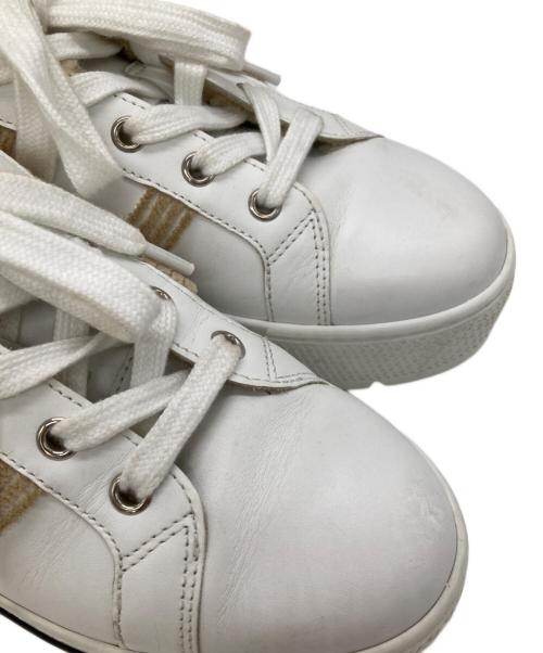 HERMES（エルメス）HERMES (エルメス) シアリング厚底スニーカー ホワイト サイズ:37の古着・服飾アイテム