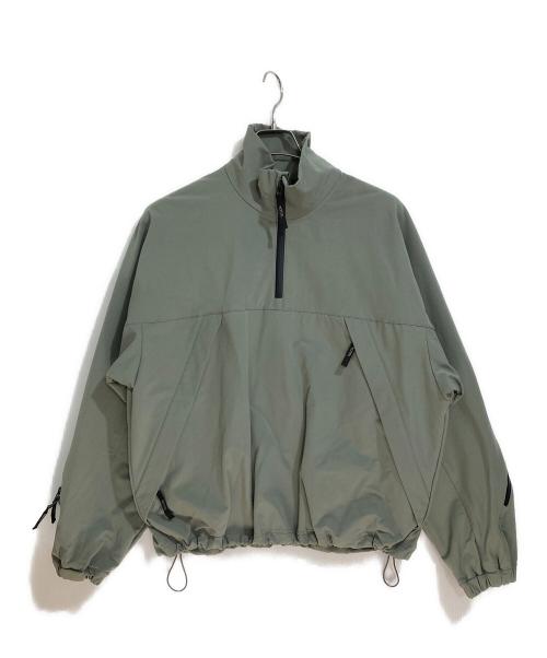 ROTOL（ロトル）ROTOL (ロトル) HALF ZIP TECK BLOUSON/ナイロンジャケット グリーン サイズ:Ⅿの古着・服飾アイテム