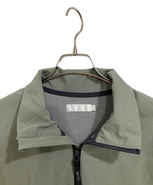 ROTOL（ロトル）ROTOL (ロトル) HALF ZIP TECK BLOUSON/ナイロンジャケット グリーン サイズ:Ⅿの古着・服飾アイテム