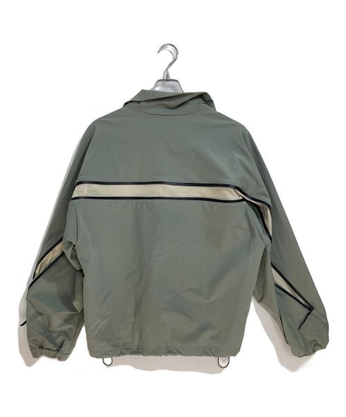 ROTOL（ロトル）ROTOL (ロトル) HALF ZIP TECK BLOUSON/ナイロンジャケット グリーン サイズ:Ⅿの古着・服飾アイテム